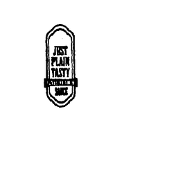 JT'S JUST PLAIN TASTY BARBECUE SAUCE logo