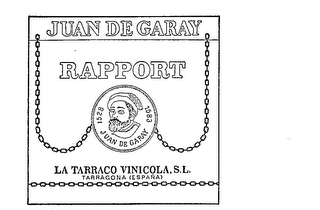 JUAN DE GARAY RAPPORT LA TARRACO VINICOLA S.L.  TARRAGONA (ESPANA) 1528 1583 logo