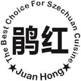JUAN HONG THE BEST CHOICE FOR SZECHUAN CUISINE logo
