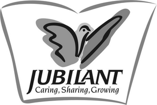 JUBILANT CARING, SHARING, GROWING logo