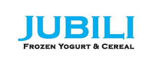 JUBILI FROZEN YOGURT & CEREAL logo