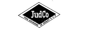 JUDCO YOUR ASSURANCE OF QUALITY... logo