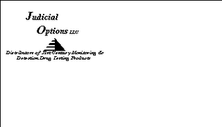 JUDICAL OPTIONS LLC DISTRIBUTORS OF 21ST CENTURY MONITORING AND DETECTION DRUG TESTING PRODUCTS logo