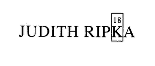 JUDITH RIPKA 18 logo
