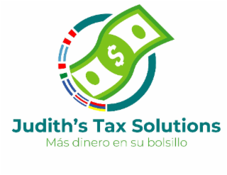 JUDITH S TAX SOLUTIONS MAS DINERO EN SU BOLSILLO logo