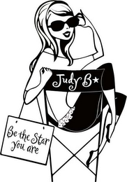 JUDY B BE THE STAR YOU ARE logo