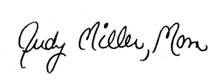 JUDY MILLER, MOM logo
