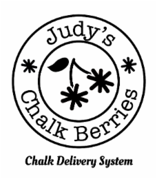 JUDY'S CHALK BERRIES CHALK DELIVERY SYSTEM logo