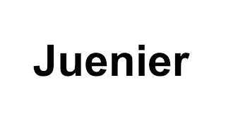 JUENIER logo