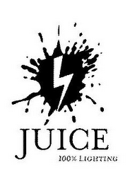 JUICE 100% LIGHTING logo