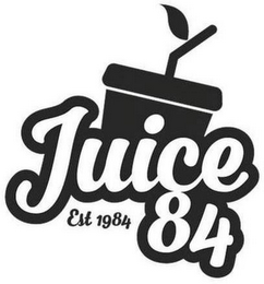 JUICE 84 EST. 1984 logo