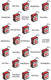 JUICE BOX ENTERTAINMENT JUICY TOPICS... GETTING THE JUICE... THE WEEKLY JUICE... FRESH SQUEEZE OF THE WEEK... KEEP IT JUICY... DIRTY DICK DIARIES... logo