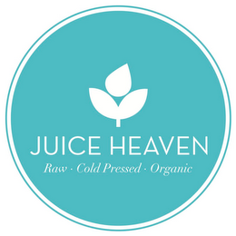 JUICE HEAVEN RAW· COLD PRESSED · ORGANIC logo