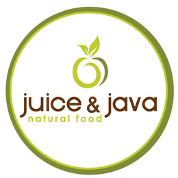 JUICE & JAVA NATURAL FOOD logo