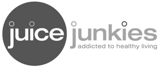 JUICE JUNKIES ADDICTED TO HEALTHY LIVING logo