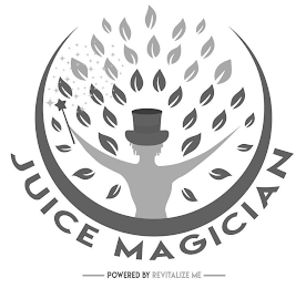JUICE MAGICIAN POWERED BY REVITALIZE ME logo