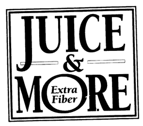 JUICE & MORE EXTRA FIBER logo