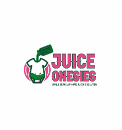 JUICE ONESIES SINGLE SERVE AT-HOME JUICING SOLUTION logo