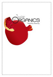 JUICE ORGANICS HEALTHY BEAUTY logo