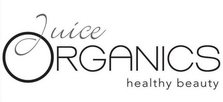 JUICE ORGANICS HEALTHY BEAUTY logo