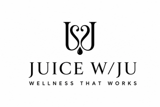JUICE W/JU WELLNESS THAT WORKS logo