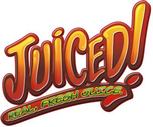 JUICED! REAL, FRESH JUICE. logo