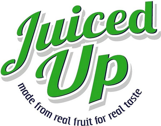 JUICED UP MADE FROM REAL FRUIT FOR REAL TASTE logo