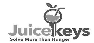 JUICEKEYS SOLVE MORE THAN HUNGER logo