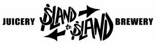 JUICERY ISLAND  TO ISLAND BREWERY logo