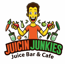 JUICIN JUNKIES JUICE BAR & CAFE logo