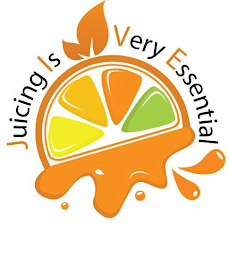 JUICING IS VERY ESSENTIAL logo