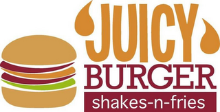 JUICY BURGER SHAKES-N-FRIES logo