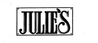 JULIE'S logo