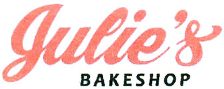 JULIE'S BAKESHOP logo