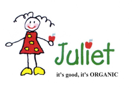 JULIET IT'S GOOD, IT'S ORGANIC logo