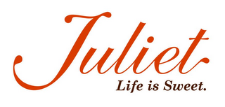 JULIET LIFE IS SWEET. logo
