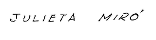 JULIETA MIRO logo