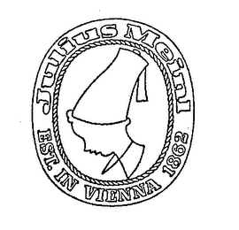 JULIUS MEINI EST. IN VIENNA 1862. logo