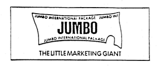 JUMBO THE LITTLE MARKETING GIANT JUMBO INTERNATIONAL PACKAGE logo
