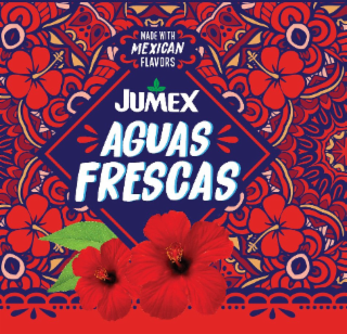 JUMEX AGUAS FRESCAS MADE WITH MEXICAN FLAVORS logo