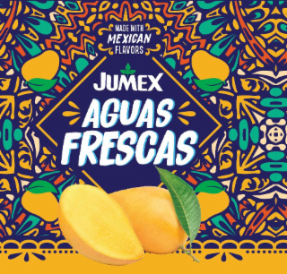 JUMEX AGUAS FRESCAS MADE WITH MEXICAN FLAVORS logo