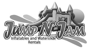 JUMP N' JAM INFLATABLES AND WATERSLIDE RENTALS logo