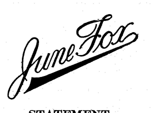 JUNE FOX logo