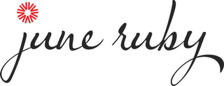 JUNE RUBY V logo
