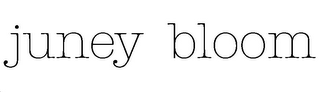 JUNEY BLOOM logo