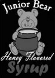 JUNIOR BEAR HONEY FLAVORED SYRUP logo