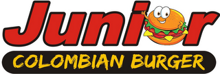 JUNIOR COLOMBIAN BURGER logo