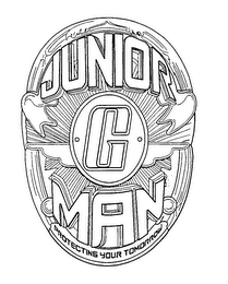 JUNIOR G MAN PROTECTING YOUR TOMORROW logo