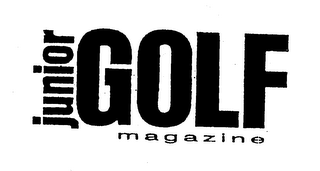 JUNIOR GOLF MAGAZINE logo