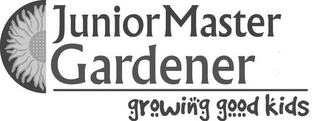 JUNIORMASTER GARDENER GROWING GOOD KIDS logo